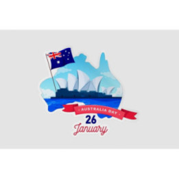 Australia Day Style 2 Sticker - DecalsHouse