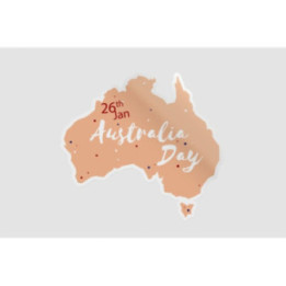 Australia Day Style 3 Sticker - DecalsHouse