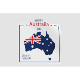 Australia Day Style 8 Sticker - DecalsHouse