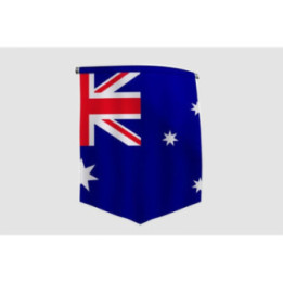 Australia Flag Style 14 Sticker - DecalsHouse