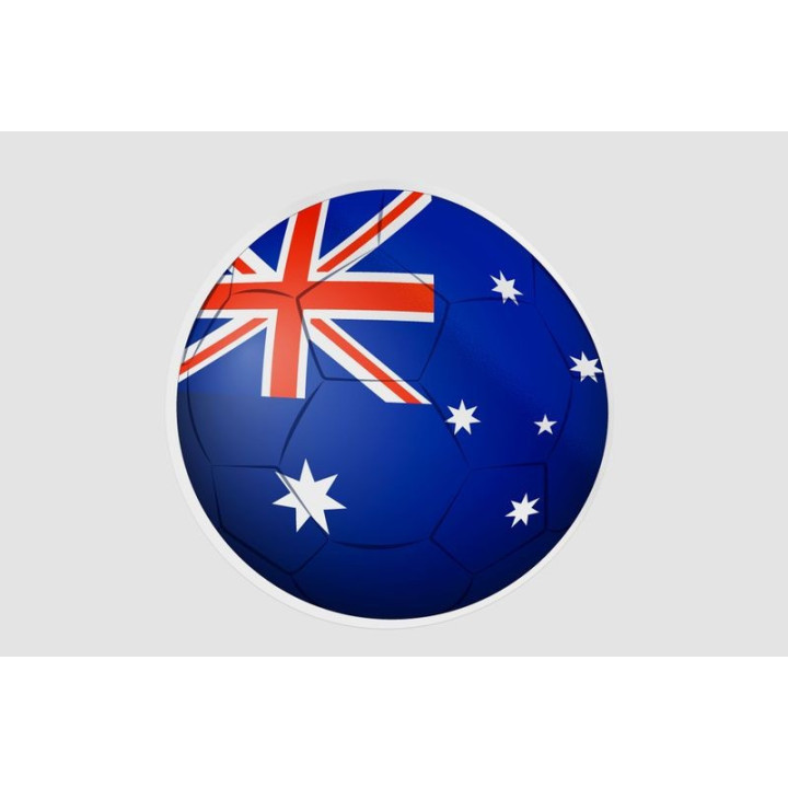 Australia Flag Style 2 Sticker - DecalsHouse