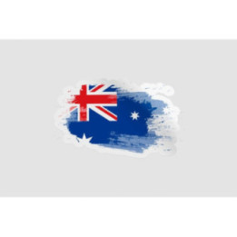 Australia Flag Style 20 Sticker - DecalsHouse