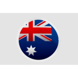 Australia Flag Style 30 Sticker - DecalsHouse