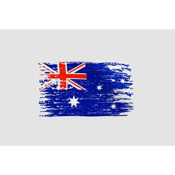 Australia Flag Style 5 Sticker - DecalsHouse