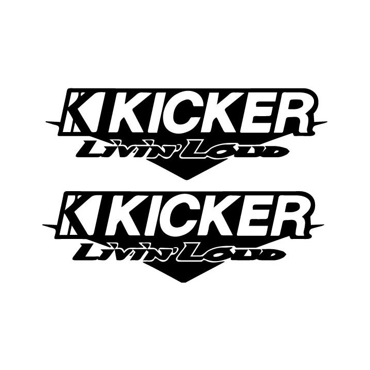 Buy Kicker Livin Loud Audio Decal Sticker Online