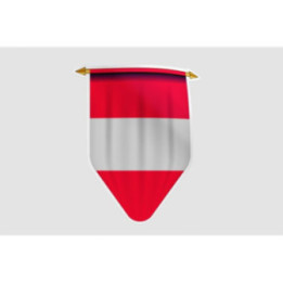 Austria Flag Style 10 Sticker - DecalsHouse