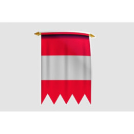 Austria Flag Style 14 Sticker - DecalsHouse