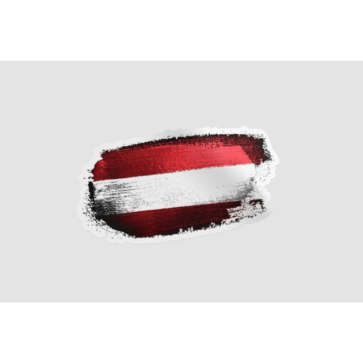 Austria Flag Style 2 Sticker - DecalsHouse