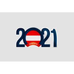 Austria Happy New Year 2021 Sticker - DecalsHouse
