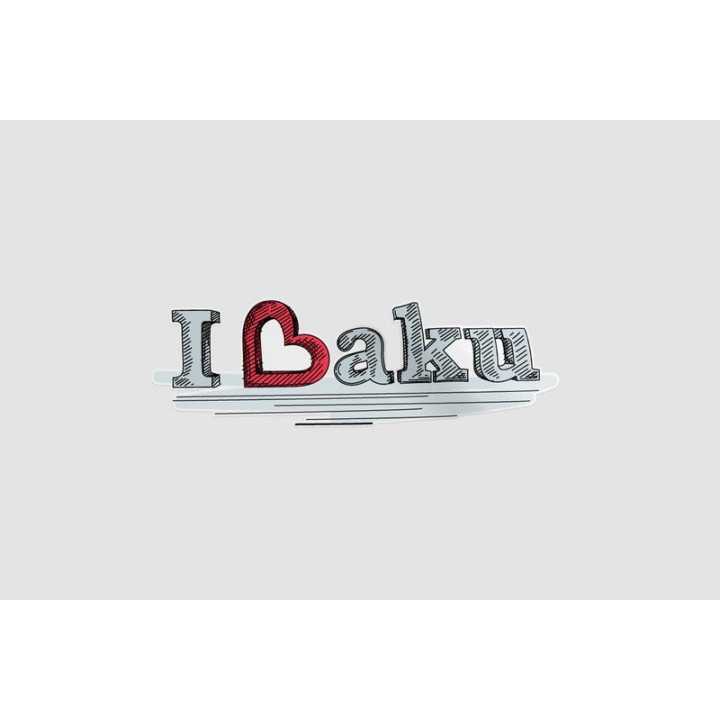 Azerbaijan Landmark Style 5 Sticker - DecalsHouse