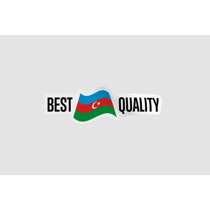 Azerbaijan Quality Label Sticker - DecalsHouse