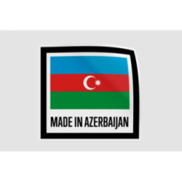 Azerbaijan Quality Label Style 4 Sticker - DecalsHouse