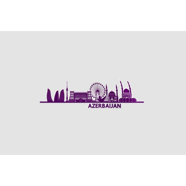 Azerbaijan Sticker - DecalsHouse