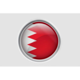 Bahrain Flag Style 16 Sticker - DecalsHouse