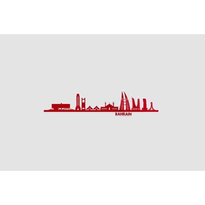 Bahrain Landmark Sticker - DecalsHouse