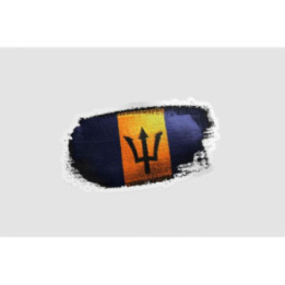 Barbados Flag Sticker - DecalsHouse