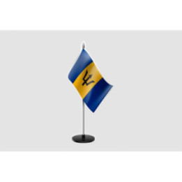 Barbados Flag Style 14 Sticker - DecalsHouse