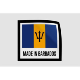 Barbados Quality Label Style 4 Sticker - DecalsHouse