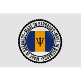 Barbados Quality Label Style 5 Sticker - DecalsHouse