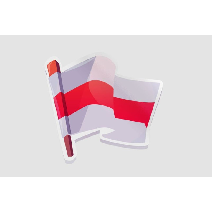 Belarus Flag Sticker - DecalsHouse