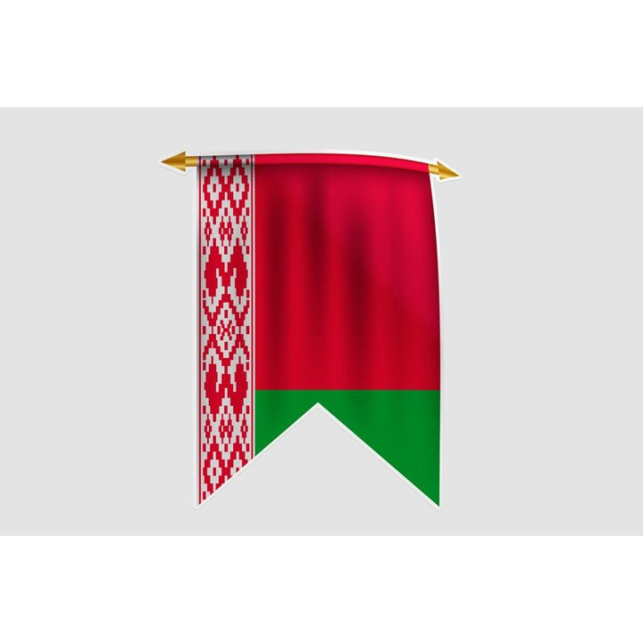 Belarus Flag Style 12 Sticker - DecalsHouse