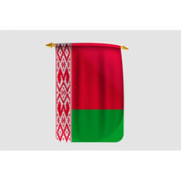 Belarus Flag Style 17 Sticker - DecalsHouse