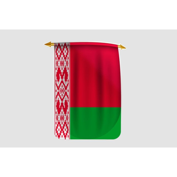 Belarus Flag Style 17 Sticker - DecalsHouse