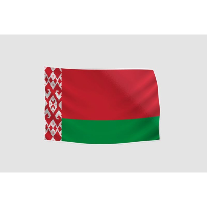 Belarus Flag Style 21 Sticker - DecalsHouse