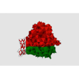 Belarus Map Style 7 Sticker - DecalsHouse