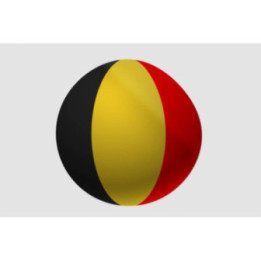 Belgium Ball Sticker - DecalsHouse