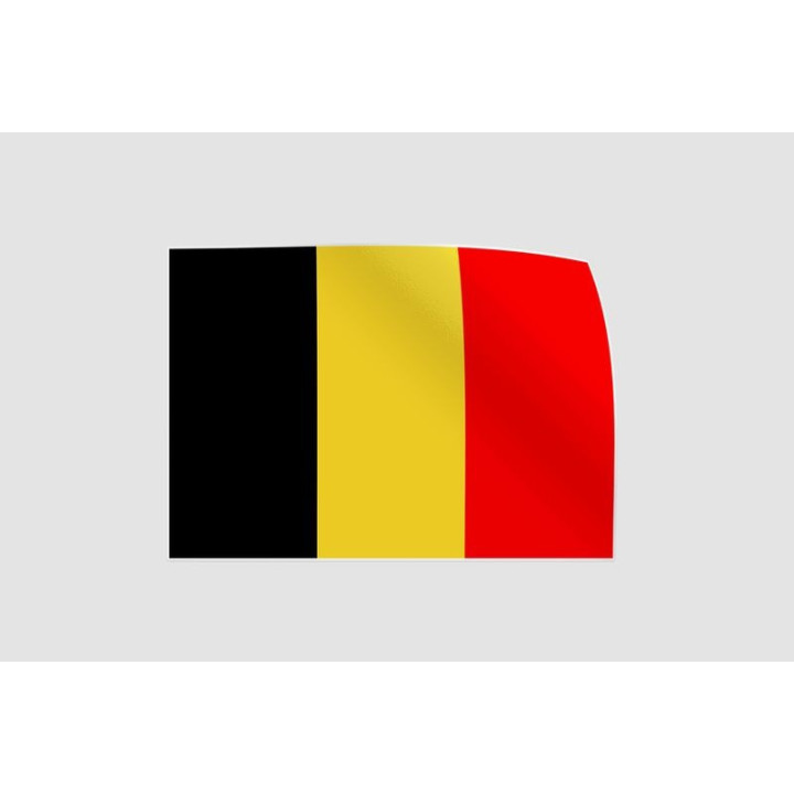 Belgium Flag Style 20 Sticker - DecalsHouse