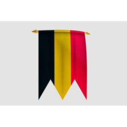Belgium Flag Style 25 Sticker - DecalsHouse
