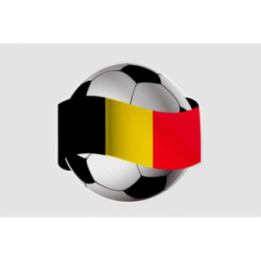 Belgium Football Ball Sticker - DecalsHouse