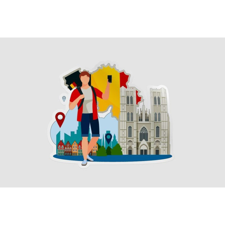 Belgium Sticker - DecalsHouse