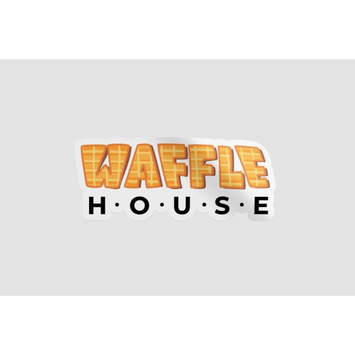 Belgium Waffle Sticker - DecalsHouse