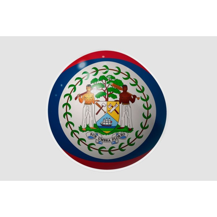 Belize Ball Sticker - DecalsHouse