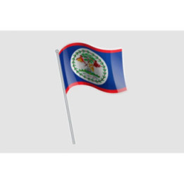 Belize Flag Sticker - DecalsHouse