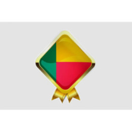 Belize Flag Style 8 Sticker - DecalsHouse