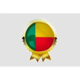 Belize Flag Style 9 Sticker - DecalsHouse