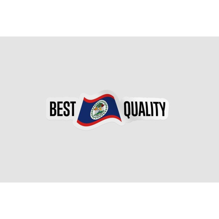 Belize Quality Label Sticker - DecalsHouse