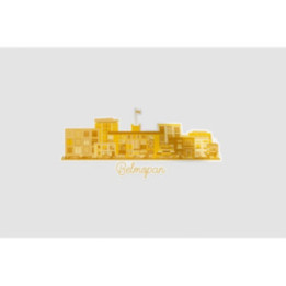 Belmopan Belize City Skyline Sticker - DecalsHouse
