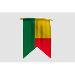 Benin Flag Style 20 Sticker - DecalsHouse
