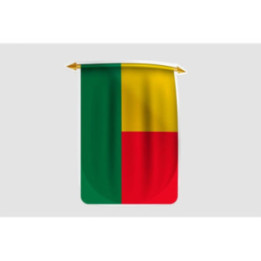 Benin Flag Style 25 Sticker - DecalsHouse