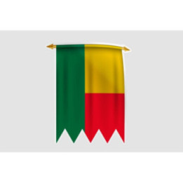 Benin Flag Style 28 Sticker - DecalsHouse