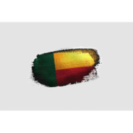Benin Flag Style 29 Sticker - DecalsHouse
