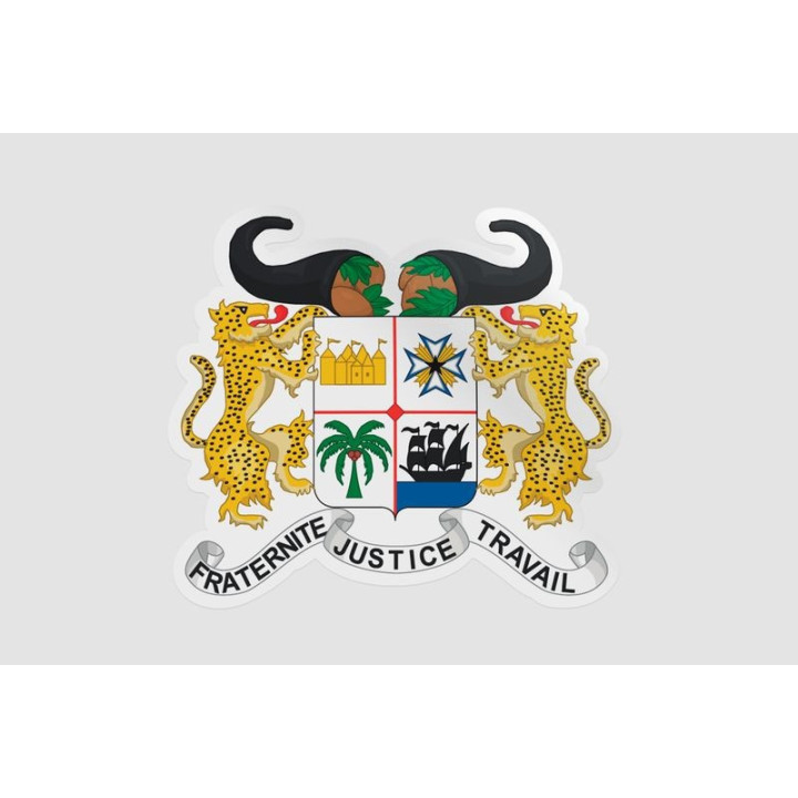 Benin National Emblem Sticker - DecalsHouse