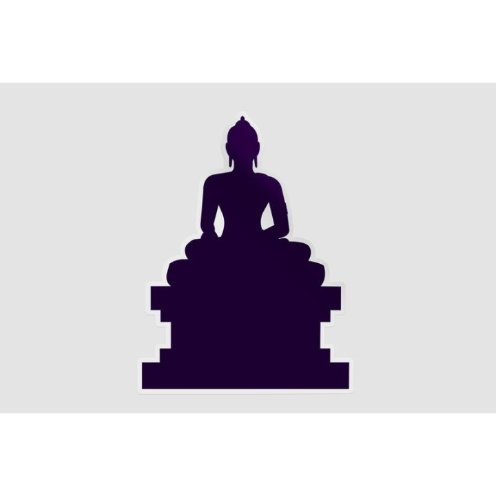 Bhutan Architecture Style 6 Sticker - DecalsHouse