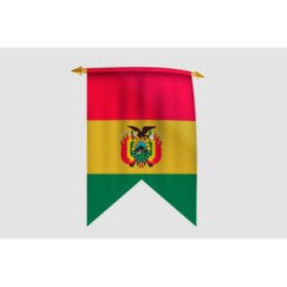 Bolivia Flag Style 2 Sticker - DecalsHouse
