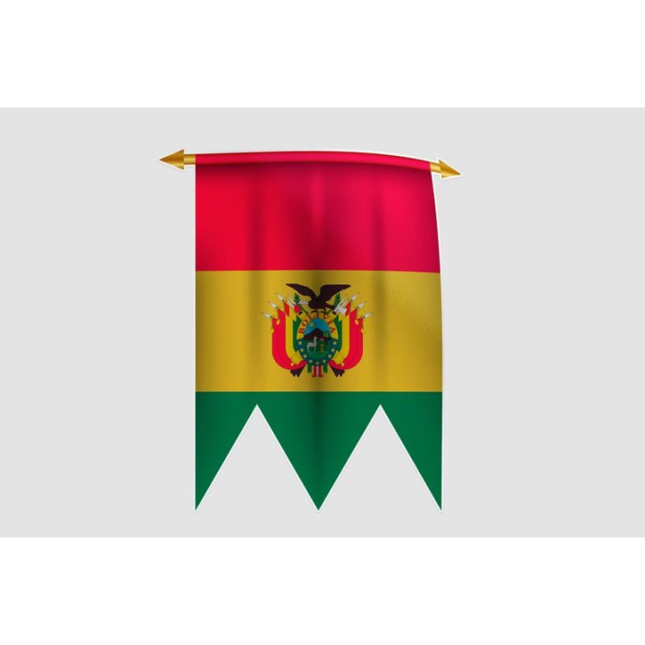 Bolivia Flag Style 4 Sticker - DecalsHouse
