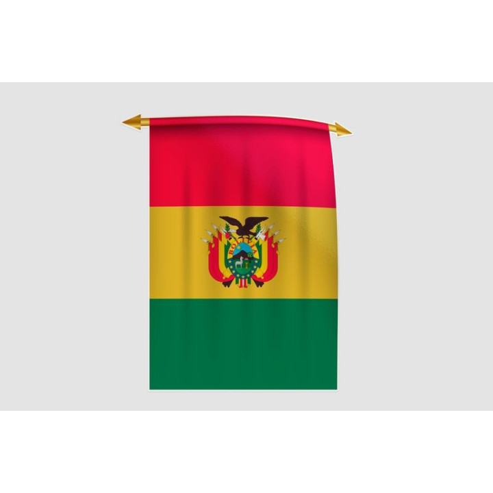 Bolivia Flag Style 6 Sticker - DecalsHouse